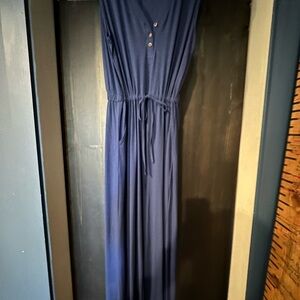 Sonoma Navy Blue Knit Fabric